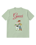 Sage Green Toy Story Duo Standing Together Graphic T-Shirt - front product view