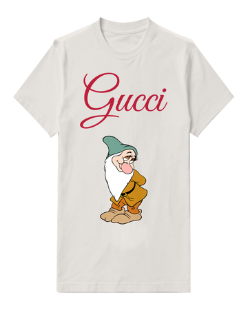 Light Gray Bearded Dwarf Green Cap Graphic T-Shirt - front product view