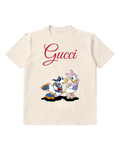 Ivory Donald And Daisy Roller Skating Graphic T-Shirt - front product view