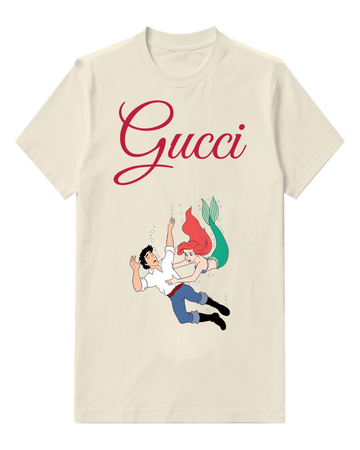 Ivory Ariel And Eric Underwater Rescue Graphic T-Shirt - front product view