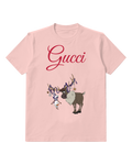 Blush Pink Olaf And Sven Festive Reindeer Graphic T-Shirt - front product view