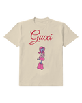 Ivory Tall Pink Character Narrow Legs Graphic T-Shirt - front product view