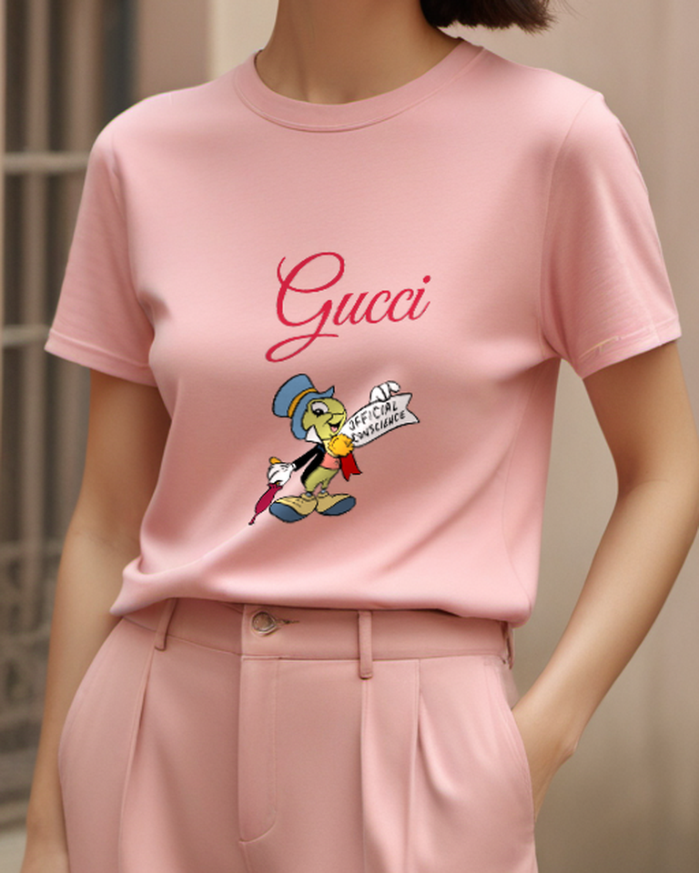 Blush Pink Cricket Little Sign Graphic T-Shirt - front product view