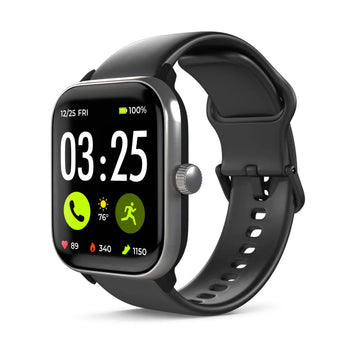 Square Touchscreen Fitness Wrist Smartwatch, Multi-Health Monitoring Bluetooth Call Wearable Tracker